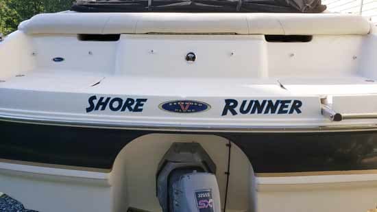 Custom Vinyl Lettering Boat Lettering