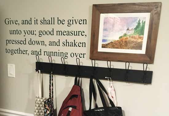 Custom Vinyl Wall Lettering
