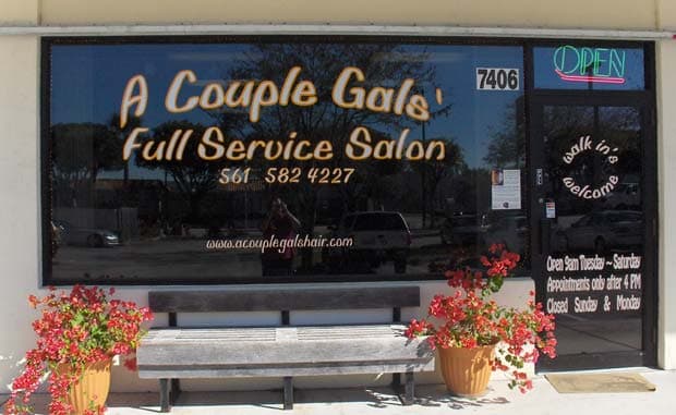 Custom Vinyl Lettering on Storefront Window Custom Vinyl Lettering on Storefront Window