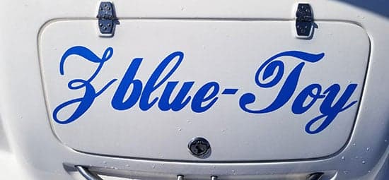 Custom Vinyl Boat Name Custom Vinyl Boat Name