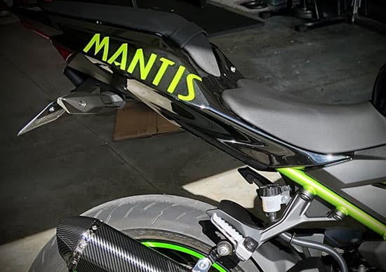 Custom Vinyl Motorcycle Lettering
