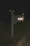 Number on a mailbox Number on a mailbox