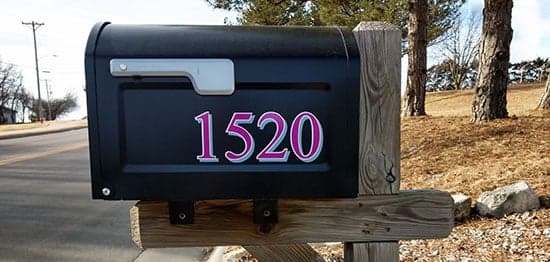 Custom Mailbox Numbers