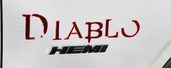 Custom Vinyl Car Lettering