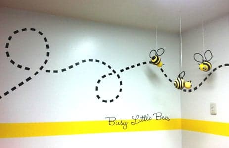 Vinyl decals on a wall Vinyl decals on a wall