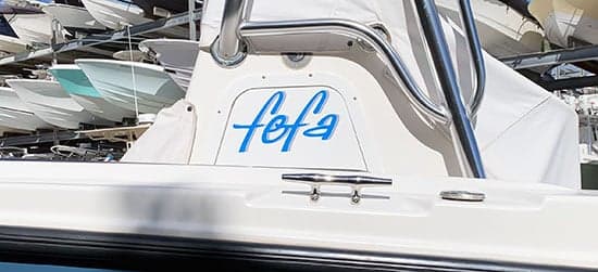 Custom Vinyl Boat Name