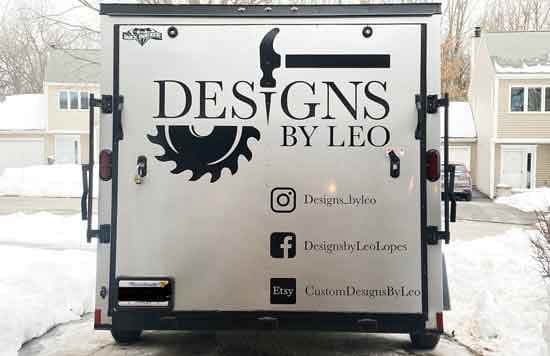 Custom Trailer Vinyl Decals