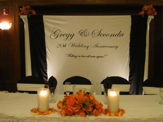 Custom Vinyl Lettering for Wedding Anniversary Banner Custom Vinyl Lettering for Wedding Anniversary Banner