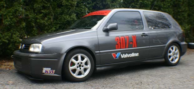 Vinyl Lettering on Track Car