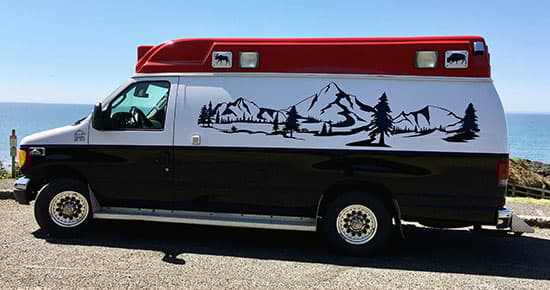 Custom Vinyl Decal For Van