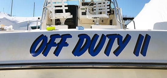 Custom Vinyl Boat Lettering Custom Vinyl Boat Lettering
