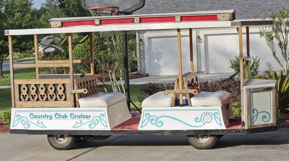 Custom Vinyl Lettering for Name On Trolly Car Custom Vinyl Lettering for Name On Trolly Car