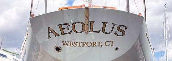 Custom Vinyl Boat Name and Hailing Port Custom Vinyl Boat Name and Hailing Port