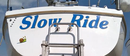 Custom Vinyl Boat Name Custom Vinyl Boat Name