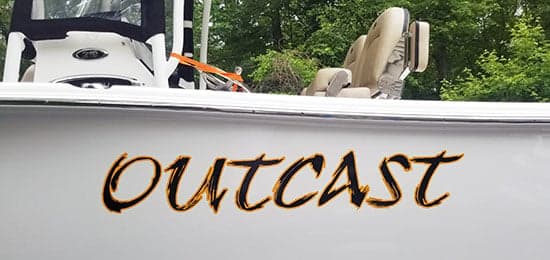 Custom Vinyl Boat Name Custom Vinyl Boat Name