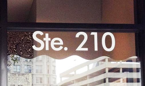 Custom Window Lettering