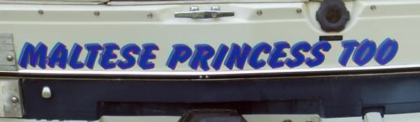 Boat Name Decal