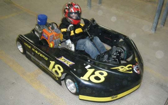 Lettering for a Go Kart