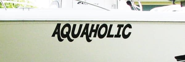 Boat Name Lettering