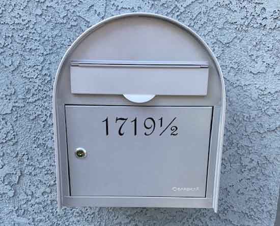 Custom Mailbox Lettering Custom Mailbox Lettering