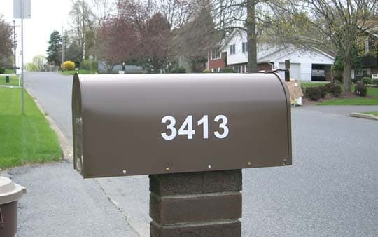 Mailbox Numbers Mailbox Numbers