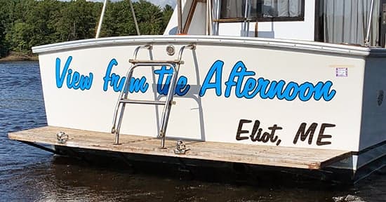 Custom Vinyl Boat Name Custom Vinyl Boat Name
