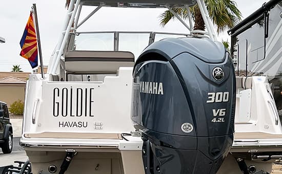 Custom Vinyl Boat Name Custom Vinyl Boat Name