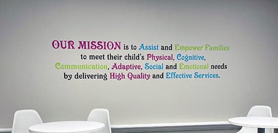Custom Vinyl Wall Lettering