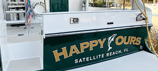 Custom Vinly Boat Name