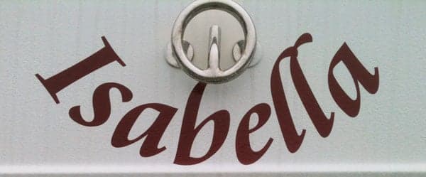 Custom Boat Name Decal Custom Boat Name Decal