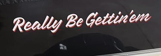 Custom Vinyl Boat Name