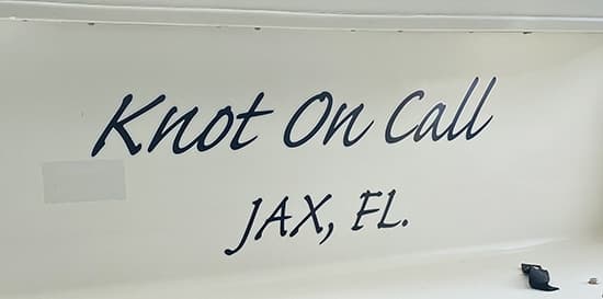 Custom Vinyl Boat Name