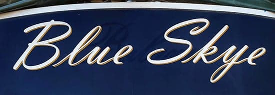 Custom Vinyl Boat Name Custom Vinyl Boat Name