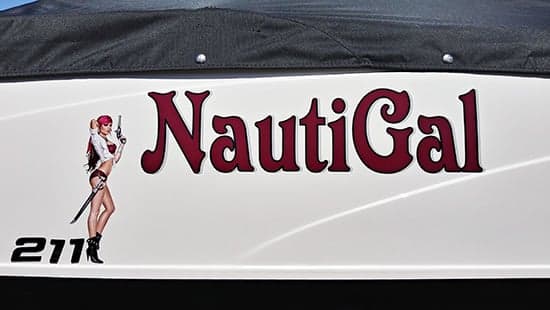 Custom Vinyl Boat Name and Logo Custom Vinyl Boat Name and Logo