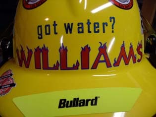Helmet Lettering