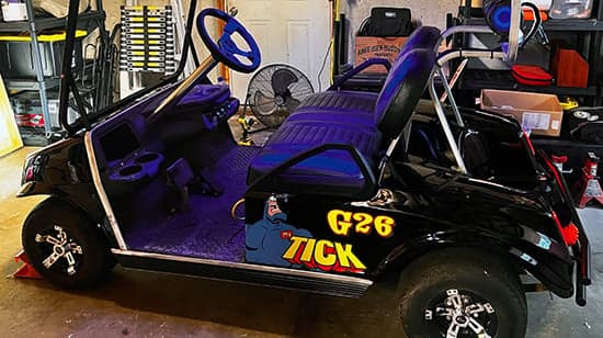 Custom Vinyl Decals For Golf Cart