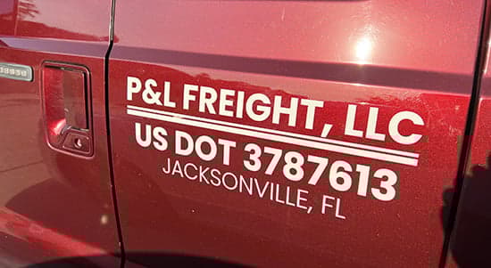 Vehicle Lettering