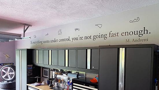 Custom Vinyl Wall Lettering