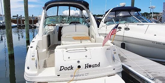 Custom Vinyl Boat Name
