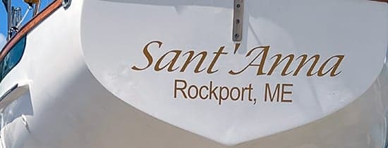 Custom Vinyl Boat Name Custom Vinyl Boat Name