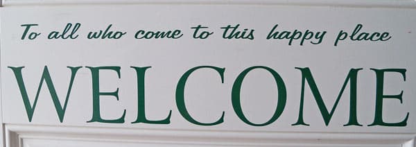 Custom Door Vinyl Lettering