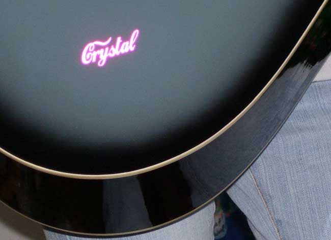 Vinyl Lettering to personalize a guitar Vinyl Lettering to personalize a guitar
