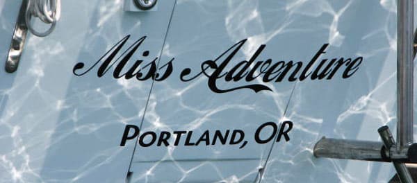 Custom Boat Name Lettering Custom Boat Name Lettering