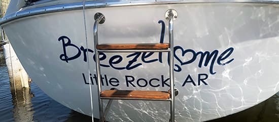 Custom Vinyl Boat Name Custom Vinyl Boat Name