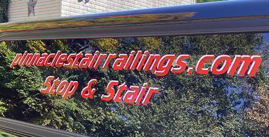 Custom Vinyl Truck Lettering