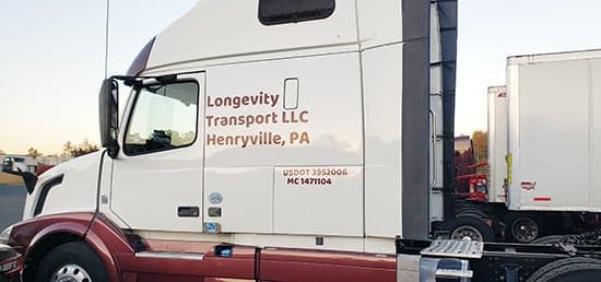 Custom Vinyl Truck Lettering