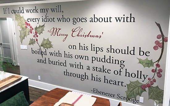 Custom Vinyl Wall Lettering