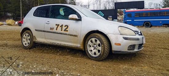 Vinyl Lettering for Race Car