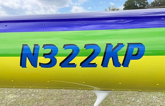 Custom Vinyl Helicopter Lettering Custom Vinyl Helicopter Lettering
