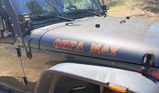 Custom Vinyl Jeep Name Custom Vinyl Jeep Name